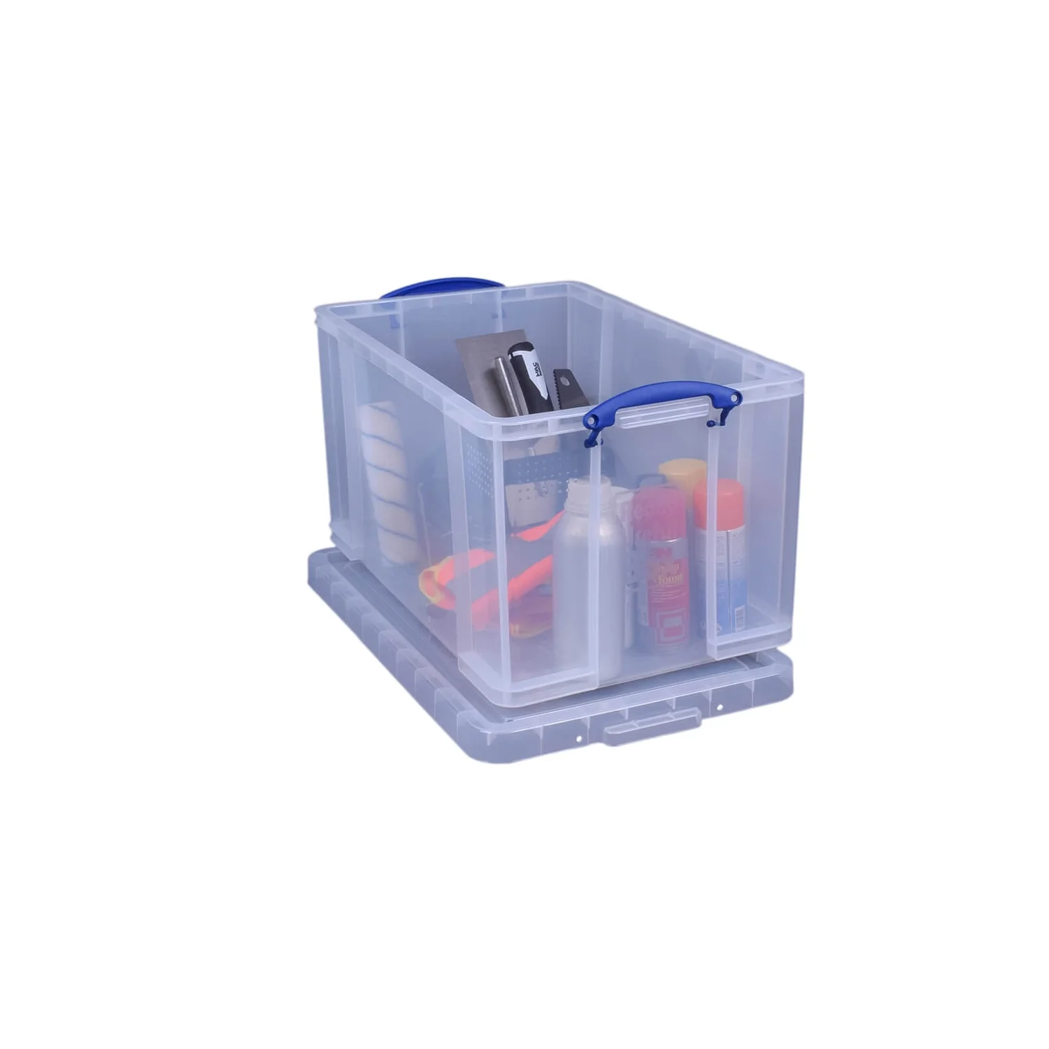 Really Useful Storage Box - Clear - 84L - Image 2