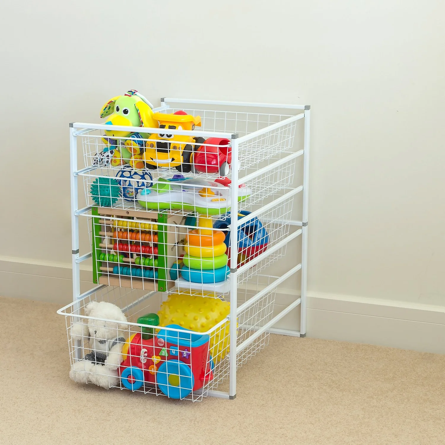 3 Wire Baskets Storage Tower - Image 3