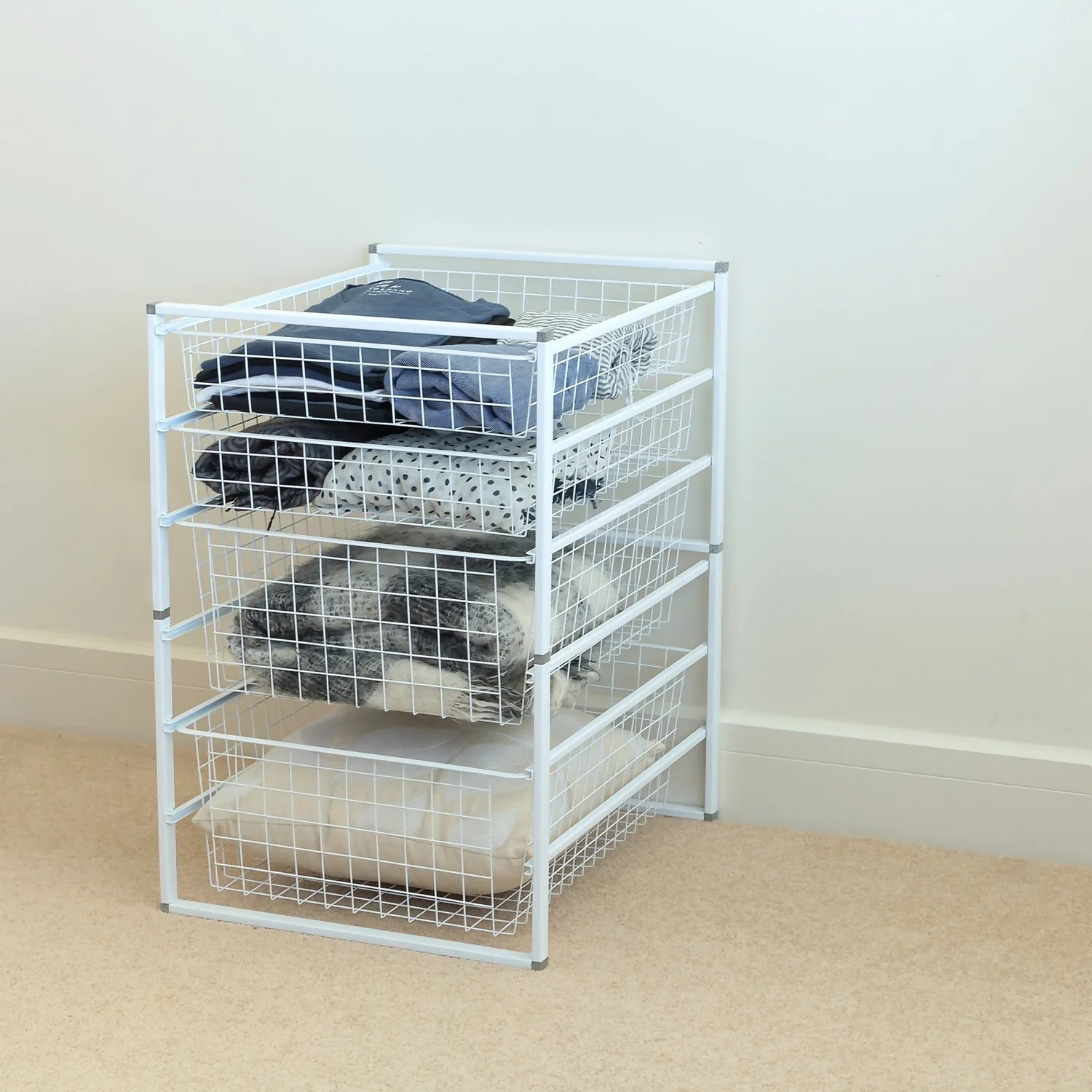 3 Wire Baskets Storage Tower - Image 2