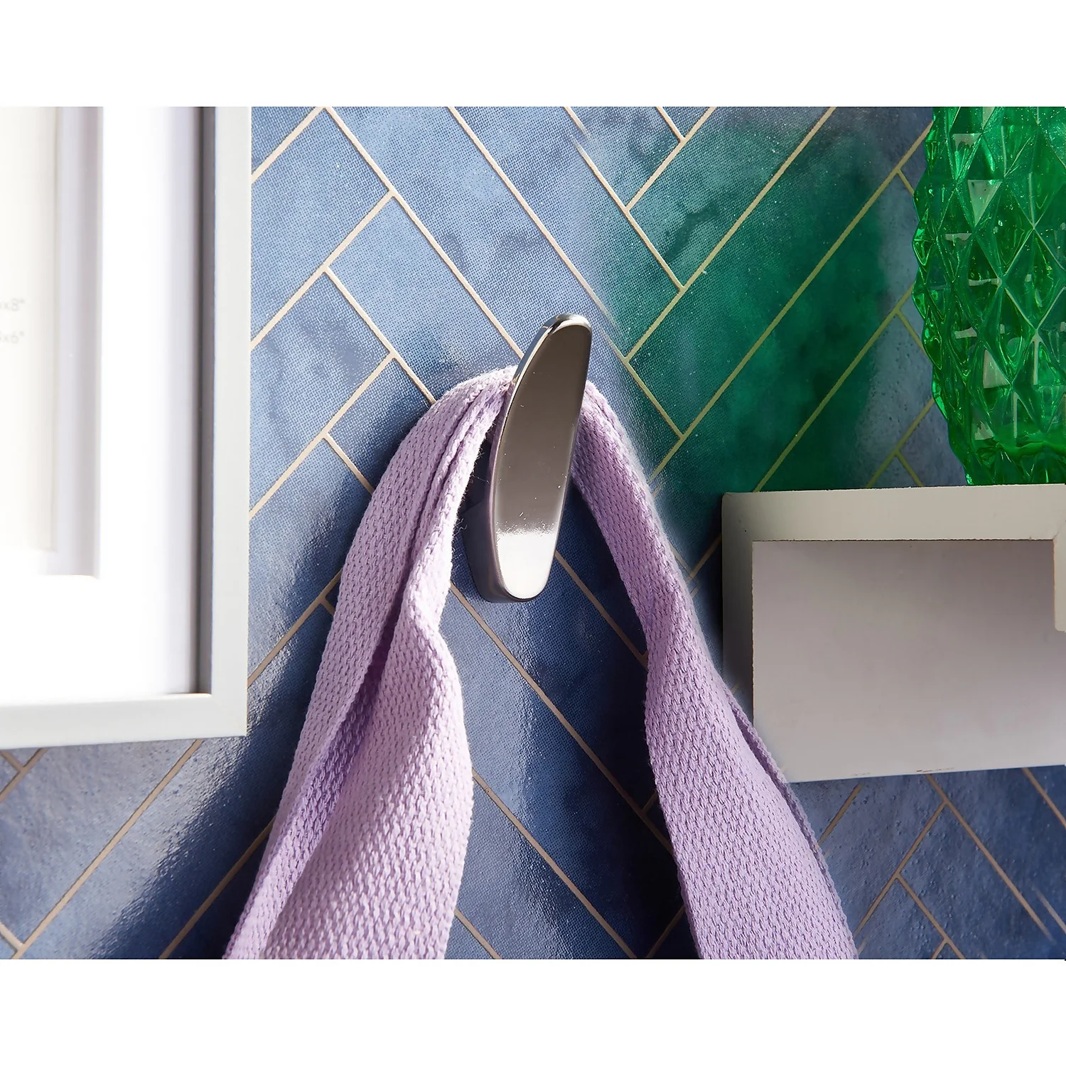 Round Switch Hook - Satin Nickel - Image 3