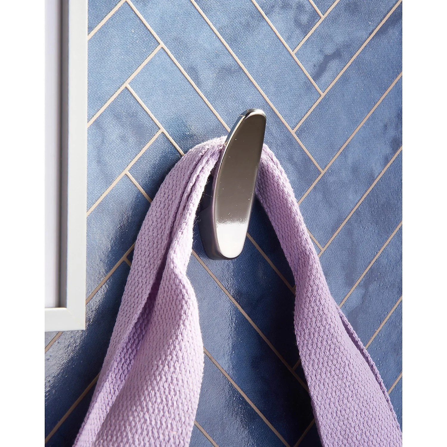 Round Switch Hook - Satin Nickel - Image 2