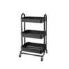 3 Tier Storage Trolley - Black