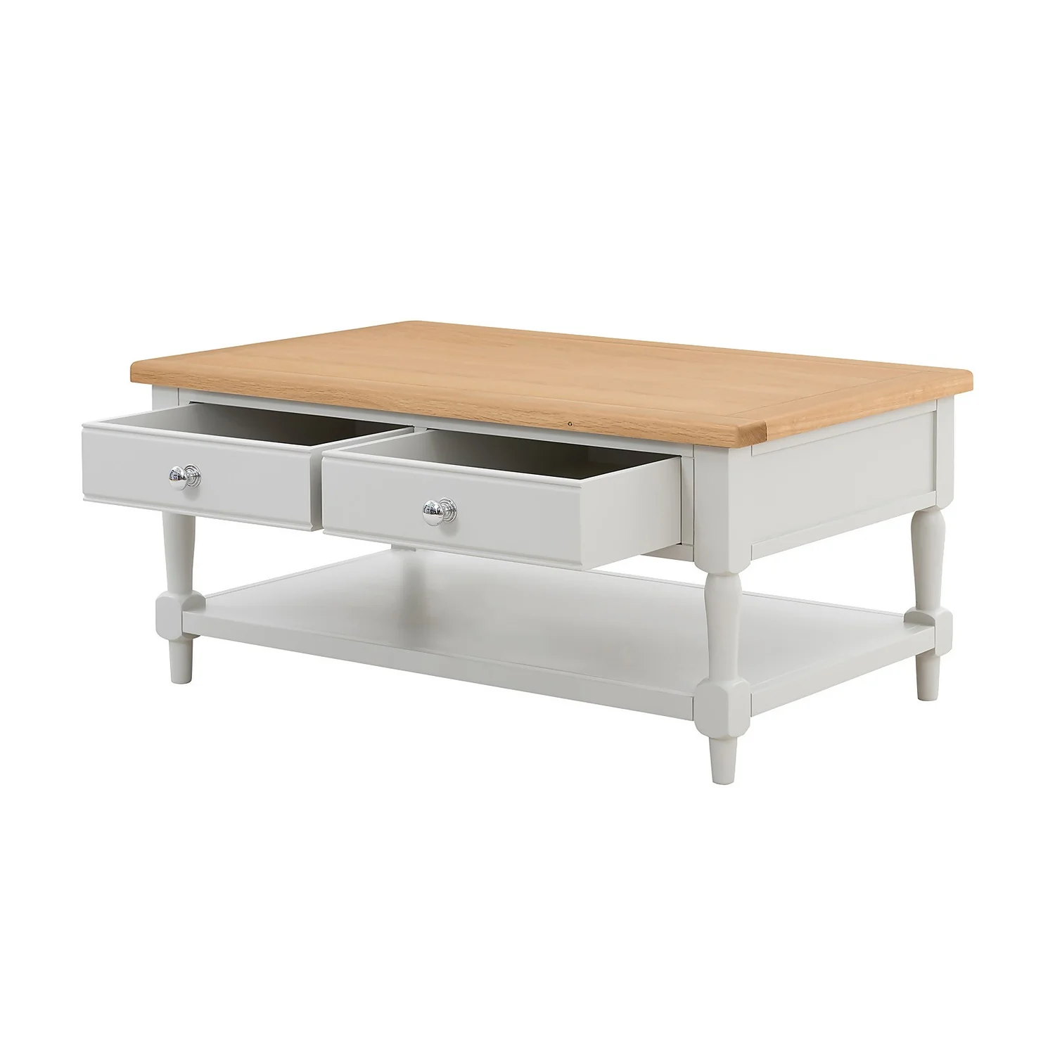 Westcott Oak Painted Coffee Table - Image 4