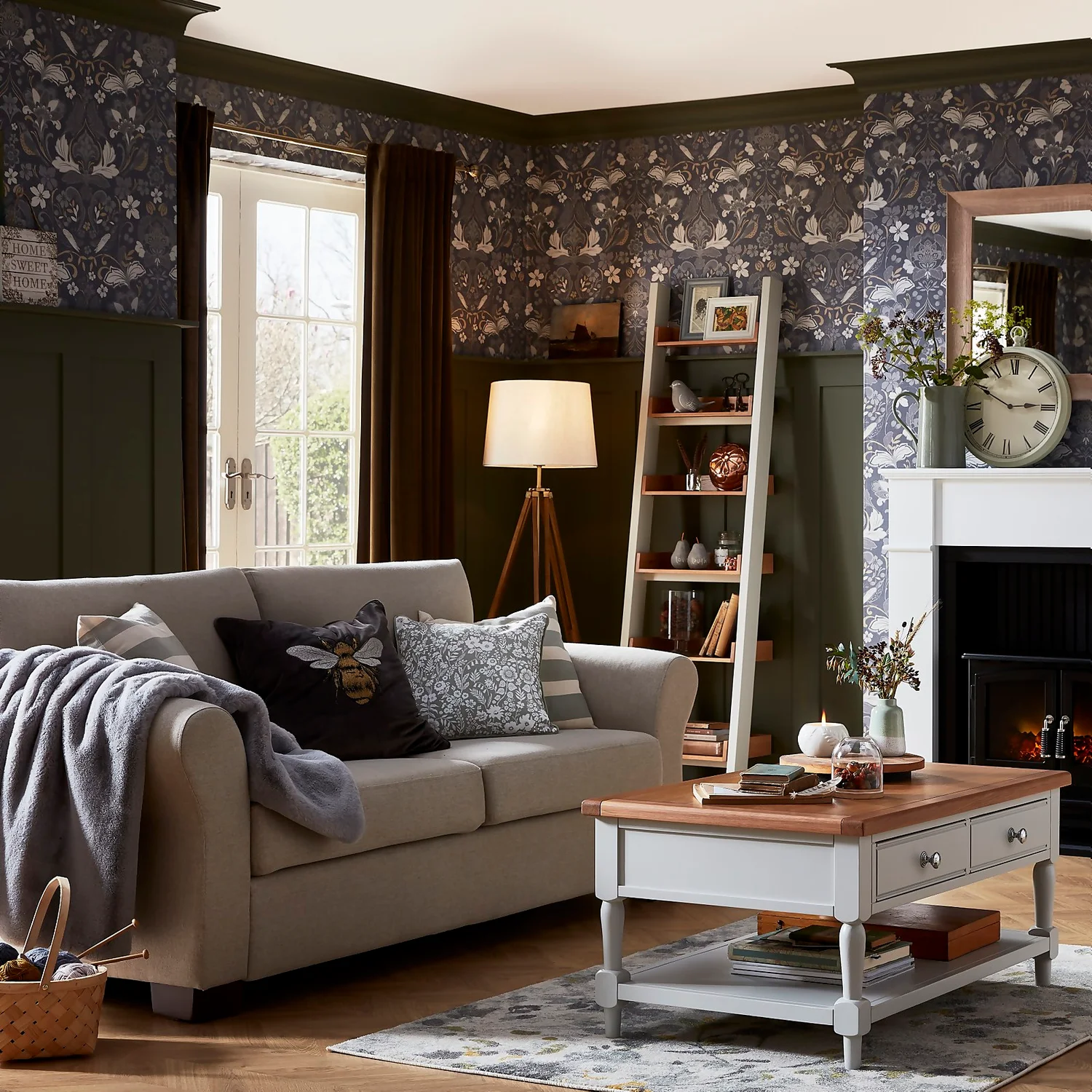 Westcott Oak Painted Coffee Table - Image 3