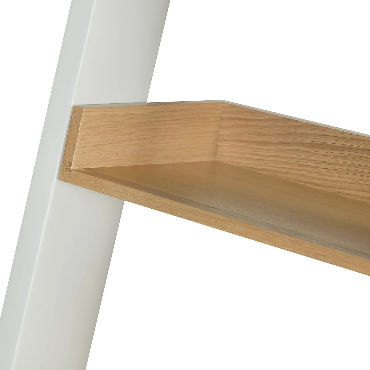 Ashstead Ladder Shelf - Oak & Ivory - Image 6