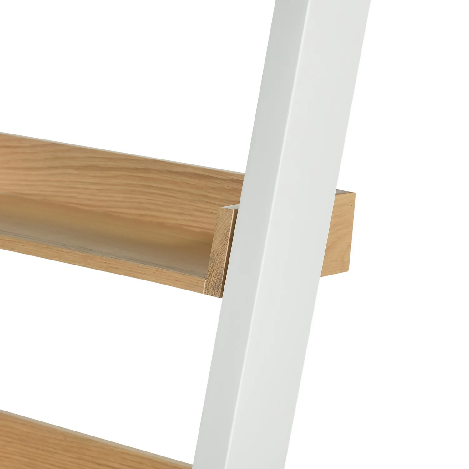 Ashstead Ladder Shelf - Oak & Ivory - Image 7