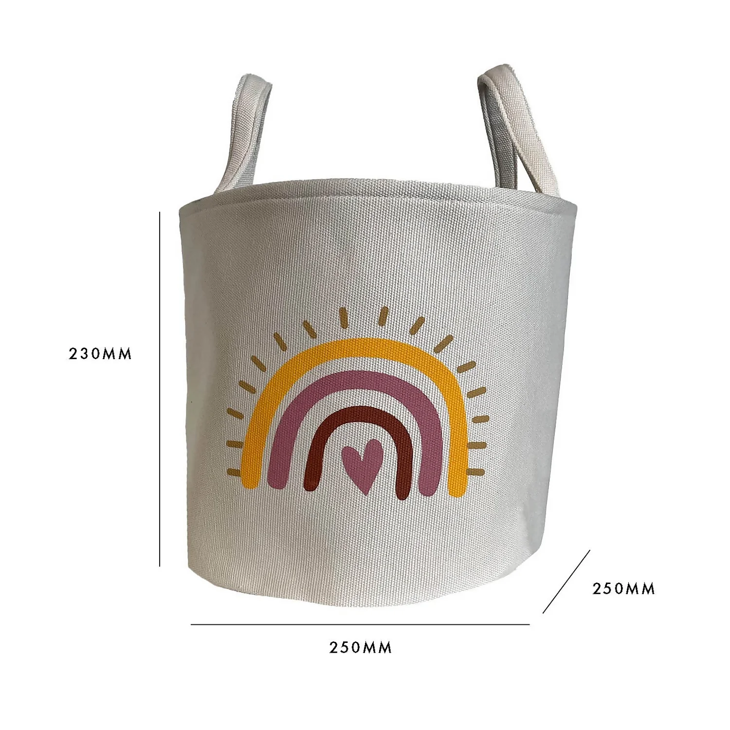 Flexi Storage Kids Small Storage Basket Rainbow - Image 4