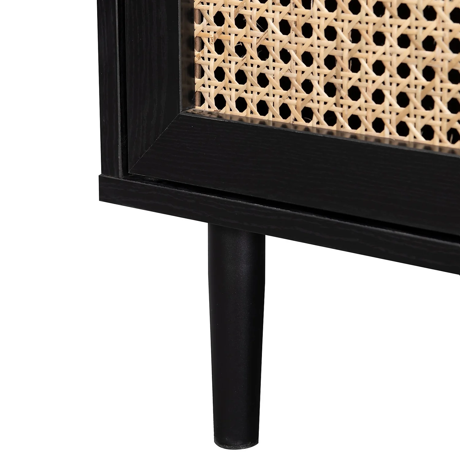 Kubu Rattan TV Stand - Black - Image 7