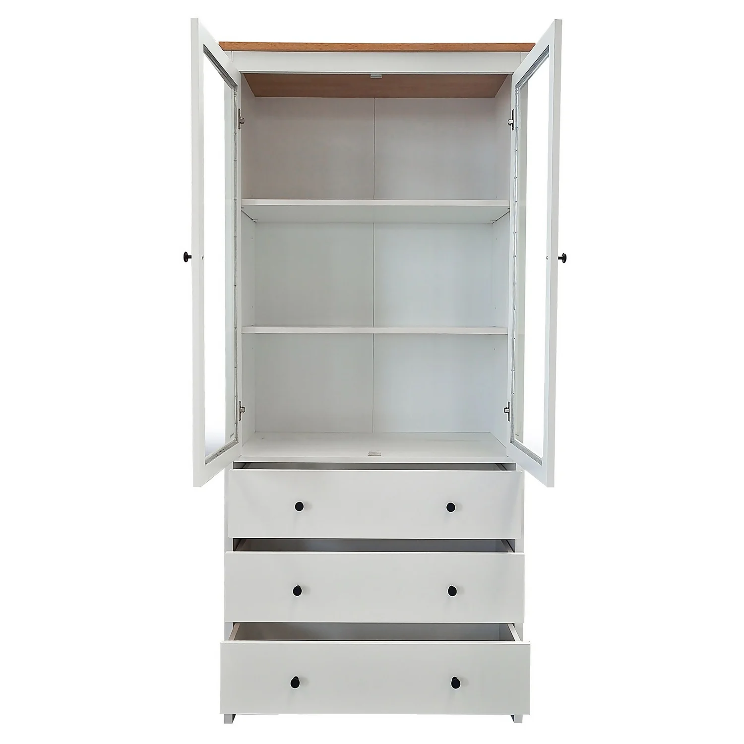 Ren Tall Storage Cabinet - White - Image 3