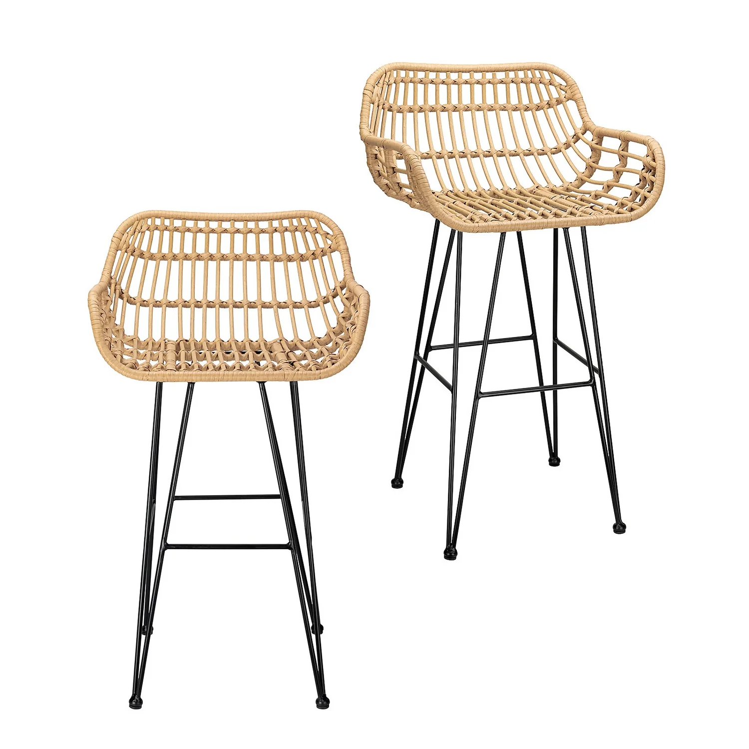 Ronnie Rattan Bar Stool - Set Of 2