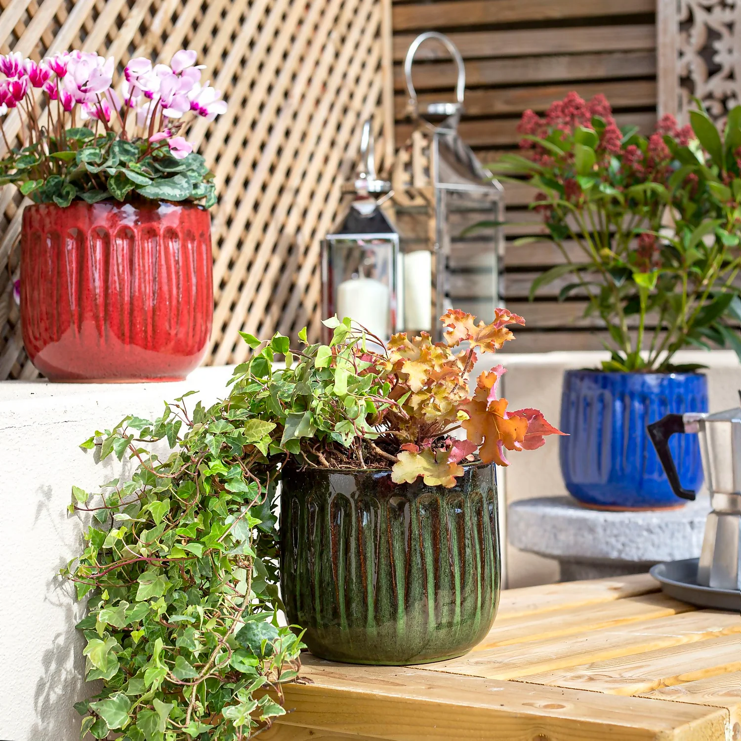 Chiswick Running Pot Blue - 18cm - Image 5