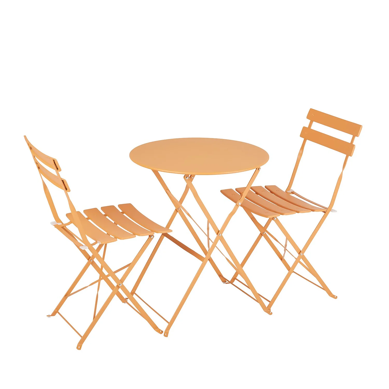 Millie Metal Bistro Set - Yellow - Image 2